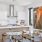 a kitchen with a large island